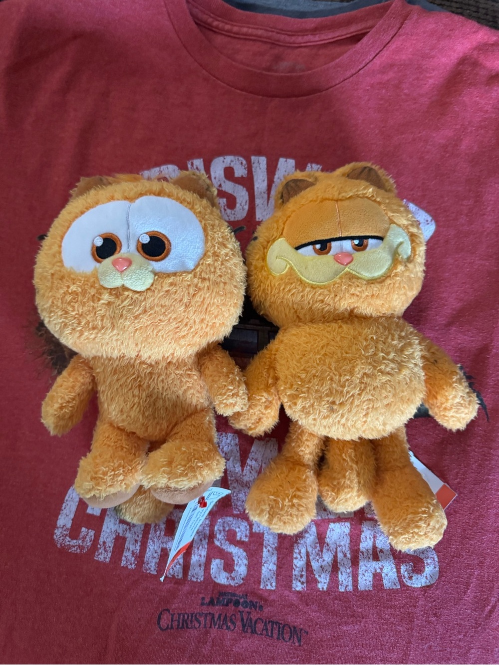 Garfield and Baby Garfield Plush Cat - Soft Cuddly Stuffed Animal